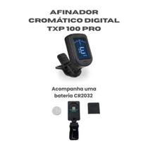 Marca TXP 100 Afinador Cromático Digital . Frequencia 440Hz . Range de afinação 0A 8C Peso 19g Precisão 1 Bat Marca TXP 100 Afinador Cromático Digital . Frequencia 440Hz . Range de afinação 0A 8C Peso 19g Precisão 1 Bat
