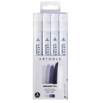 Marcador À Base De Álcool Sketch Pictom 4 Tons De Cinza Frio - Artools Marcador À Base De Álcool Sketch Pictom 4 Tons De Cinza Frio - Artools