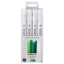 Marcador À Base De Álcool Sketch Pictom 4 Tons De Verde - Artools Marcador À Base De Álcool Sketch Pictom 4 Tons De Verde - Artools