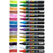 Marcador Artisico Paint Marker 15 Cores Bismark