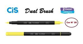 Marcador Artístico Aquarelável Cis Dual Brush Cor nº 00 a 30