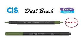 Marcador Artístico Aquarelável Cis Dual Brush Cor nº 31 a 61
