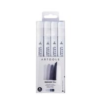 Marcador Artístico Artools Pictom Cinza Frio 04 Cores Marcador Artístico Artools Pictom Cinza Frio 04 Cores