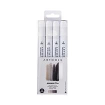 Marcador Artístico Artools Pictom Cinza Quente 04 Cores Marcador Artístico Artools Pictom Cinza Quente 04 Cores