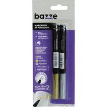Marcador Artístico Bazze Porcelana DOURADO/PRATA Blister Marcador Artístico Bazze Porcelana DOURADO/PRATA Blister