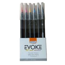 Marcador Artístico Brush Pen Blister com 6 Cores, BRW