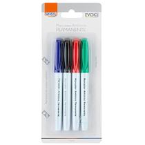 Marcador Artístico Brw Evoke Arte Marker 4 Cores Permanente
