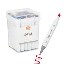 Marcador Artístico BRW Evoke Dual Marker DM3600 36 cores