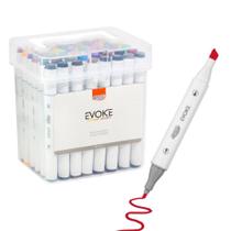 Marcador Artístico BRW Evoke Dual Marker DM4800 80 cores