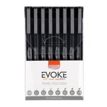 Marcador Artístico BRW Evoke Técnico com 8 Unidades - FI8000