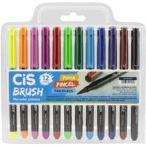 Marcador Artístico CIS BRUSH 12CORES