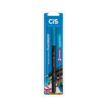 Marcador Artístico Cis Dual Brush Fine Aquarelável Azul Claro 0.8mm