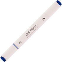 Marcador Artístico CIS FLOW Azul Royal Caixa com 6 Unidades