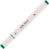 Marcador Artístico CIS FLOW Verde Esmeralda - Caixa com 6 Unidades