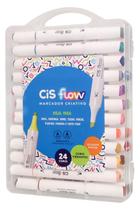 Marcador Artistico Criativo Flow Estojo Cis