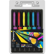 Marcador Artístico FELT Pen com 6 Cores Sortidas