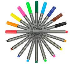 Marcador Artístico Fineliner 0.4mm com 10 cores Keep - MR053 Marcador Artístico Fineliner 0.4mm com 10 cores Keep - MR053