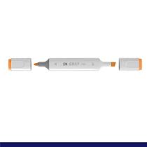 Marcador Artístico Graf Duo 122 Fluorescent Orange - Cis