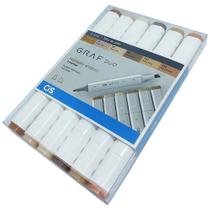 Marcador Artístico Graf Duo Duas Pontas CiS 6 Tons de Pele