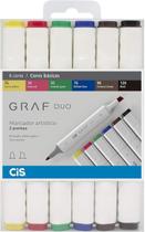 Marcador Artistico Graf Duo Estojo Cis