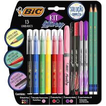 Marcador Artístico Kit Lettering Com 13 Itens Bic