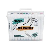 Marcador Artístico Ponta Dupla 120 Cores MAGIC KIDS