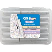 Marcador Artitisco Cis Flow Brush 6 Cores Pastel