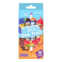 Marcador Be Bold Duo com Cheirinho Fruit Duas Pontas 5 Unidades NEWPEN