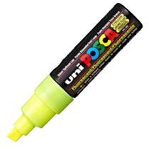 Marcador Caneta Posca Amarelo Fluorescente PC-8K 8,0mm