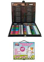 Marcador caneta touch 2 pontas para pintar bobbie goods estojo maleta com 160 peças