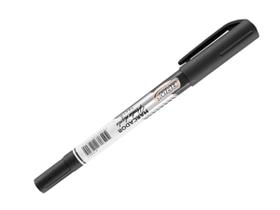 Marcador cd, dvd ponta dupla preto - ca5011