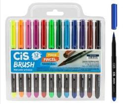 Marcador cis brush est c/12cores