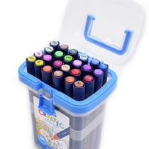 Marcador Cis Criatic Brush Duo - 24 Cores