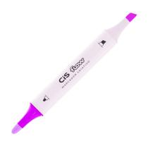 Marcador Cis Flow p. dupla magenta c/6 ref 57794