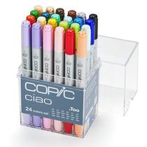 Marcador Copic Ciao Estojo 24 Cores A Marcador Copic Ciao Estojo 24 Cores A