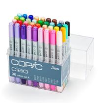 Marcador Copic Ciao Estojo com 36 Cores A Marcador Copic Ciao Estojo com 36 Cores A