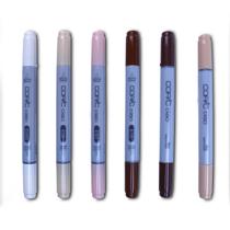 Marcador Copic Ciao Portrait Ponta Dupla Estojo com 6 Cores - 12503073