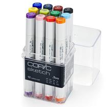 Marcador Copic Sketch Estojo 12 Cores Basic Marcador Copic Sketch Estojo 12 Cores Basic