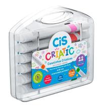 Marcador Criativo Criatic CIS 12 Cores