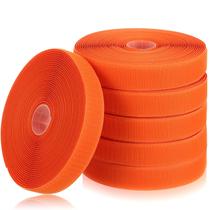 Marcador de carpete Zonon 6 Rolls 45 m para sala de aula, nylon, laranja