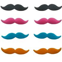 Marcador de Copo em Silicone Bigode - A1254 Marcador de Copo em Silicone Bigode - A1254