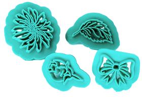 Marcador de laços e flores 4pçs - gmezn679 Marcador de laços e flores 4pçs - gmezn679