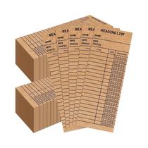 Marcador De Livros Grande Para Lista De Leitura 3 X 8 Polegadas 20 50 PCS Cartões De Biblioteca