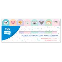 Marcador de Página Animais Fun 8 Modelos com 20 Folhas - CiS