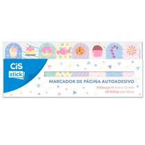 Marcador de Página Candy 8 Modelos com 20 Folhas - CiS