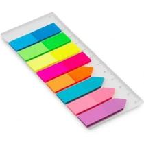 Marcador de Página Neon 8 cores 45x12mm Maxprint