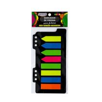 Marcador de Página Neon Para Fichário 12x44mm