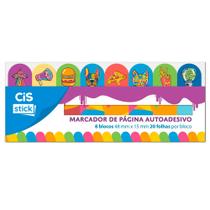 Marcador de Página Pop 8 Modelos com 20 Folhas - CiS