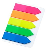 Marcador de Página Seta BRW 12x44mm 5 Cores NEON - FL0001