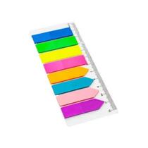 Marcador de Páginas 4 Flag + 4 Seta 12x44MM 4 cores 80FLS - El037